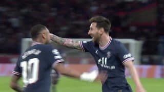 Messi's first goal for PSG | Psg vs Manchester City (2-0) 