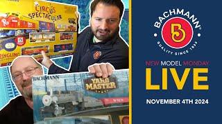 Bachmann New Model Monday LIVE - 11/04/24 Getting Started with Train Sets