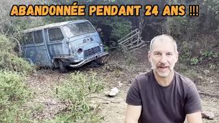 Resurrection of a RENAULT ESTAFETTE abandoned for 24 years in the Corsican maquis!!