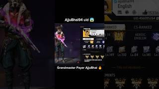 AjjuBhai94 Uid In Free Fire | Total Gaming Uid In Free Fire #shorts #totalgaming @TotalGaming093