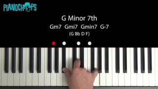 G minor 7 chord on Piano - Gm7