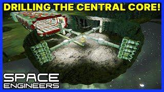 Time for a BIG Rig! DRILLING the CENTRAL CORE! - Vanilla SPACE ENGINEERS Gameplay - Survival - Ep 9