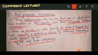 first, second and third generation entrepreneurs || class 11 entrepreneurship development notes