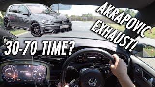 2019 VW GOLF R DRIVING POV/REVIEW // AKRAPOVIC EXHAUST!