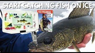 Tailored Tackle Ice Fishing Tackle Kit with 26 Page Ice Fishing Book