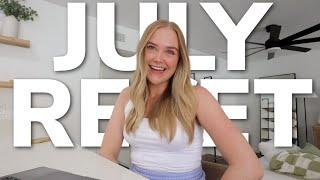 JULY MONTHLY RESET 2024: goal setting, budgeting, monthly favorites, + more!