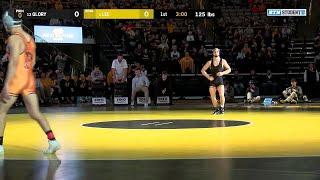 125 Pounds: #13 Patrick Glory (Princeton) vs. #1 Spencer Lee (Iowa) | Big Ten Wrestling