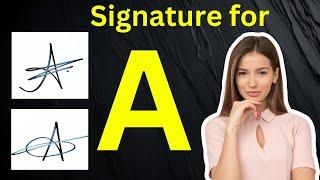 A signature style | A letter signature style