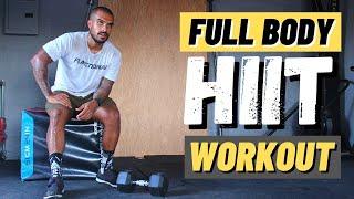 Follow Along | 20 Minute Dumbbell Only Full Body HIIT Workout