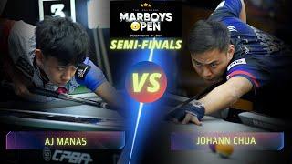 AJ MANAS VS  JOHANN CHUA | QUARTER-FINALS | MARBOYS OPEN 2024 #highlights