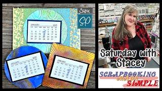 570 It is time for the 2025 Calendar Class!  Make 10 thoughtful and easy gifts for about $1.00 each!