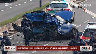 Incidente Milano, il conducente della Golf non ha mai preso la patente - Ore 14 del  02/11/2023