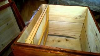 Пчеловодство(десяти рамочный многокорпусный улей)Beekeeping (ten framework of multi-hive)
