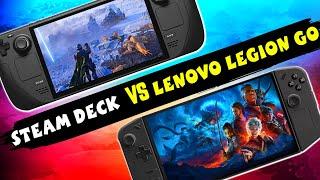 Steam Deck vs. Lenovo Legion Go: The Ultimate Handheld PC Showdown (2024)