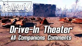 Fallout 4 - Drive-In Theater - All Companions Comments