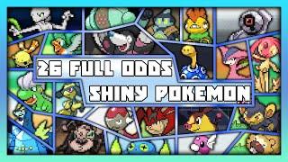 26 Full Odds Shiny Pokemon - 2024 Shiny Pokemon Compilation