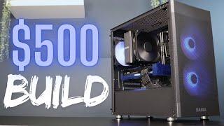 Building the BEST $500 Gaming PC - Intel A750 (All New Parts)