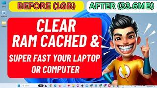 How To Clear RAM Cache in Windows 10/11 | Super Fast Your Computer (2024)