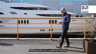 NCA REFIT - A Brand of The Italian Sea Group - Shipyard Tour - The Boat Show