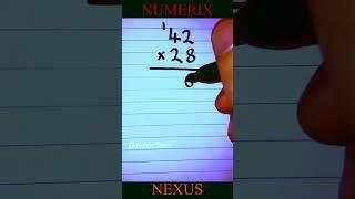 2 DIGIT MULTIPLICATION FAST AND EASY #shorts #shorttricks #shortviral #mathstricks @NumerixNexus