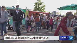 Spokane's Kendall Yards Night Market has busy opening