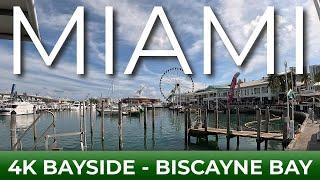 4K Bayside Biscayne Bay Miami FL USA ️