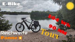 E-Bike  504 Wh 90 NM Reichweiten Check Maxtron MT 15 X Umbau eSUV #ebike#test#tour