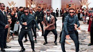 Groomsmen Danced all out | Epic Congolese Wedding Dance (Fenton24)