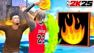 The POWER of HEAT CHECK on NBA 2K25! (FULL COURT GREENS)