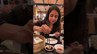 Trying Expensive Momos In Singapore  | Din Tai Fung Restaurant Review | So Saute #shorts