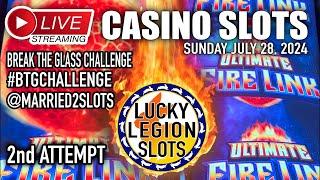 LUCKY LEGION SLOTS is live! CASINO SLOTS streaming #btgchallenge @Married2Slots 2nd Attempt UFL