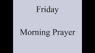 Morning Prayer on Friday 13 December from St John's in the Village