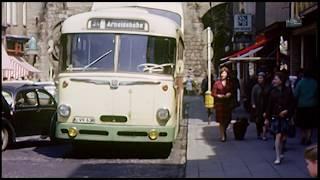 Kölner Straßenbahnen und Busse in den 60er Jahren, eine "Nahverkehrszeitreise. Vintage tram