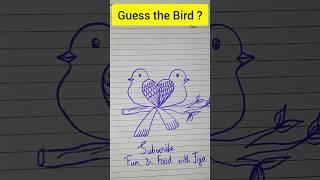 Guess the Bird #drawing #birddrawing #easytodraw #art #fun