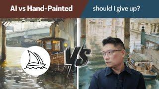 AI vs Hand painted - should I give up?