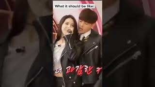 Jackson wang and Baek jiyoung Candy in my ear *Jackson is so respectful*