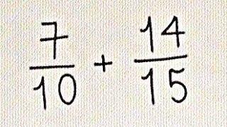 AN ADDITION OF FRACTIONS WITH DIFFERENT DENOMINATORS