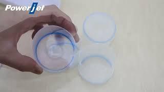 Plastic bottle caps production from Powerjet injection molding machines