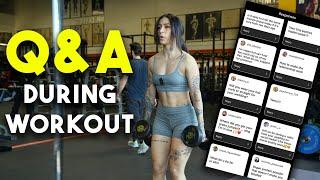 Gym Vlog and Answering Followers Questions