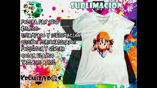 Krealizados Sublimación Poleras