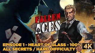 Longplay: Fallen Aces (Early Access) - Episode 1: "Heart of Glass" [Hard - 100%] (2024) | 4K/60