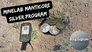 Minelab Manticore Silver Coin Program By Tone Region - Metal Detecting