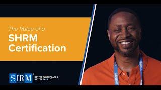 The Value of SHRM Certification with Percy Dangerfield