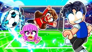 Andy Becomes The BEST In Roblox SOCCER With His Girlfriend!