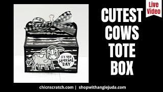 Cutest Cows Tote Box
