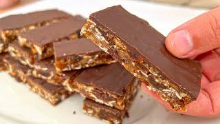  WITHOUT sugar! In 5 minutes! Tasty and healthy energy bars