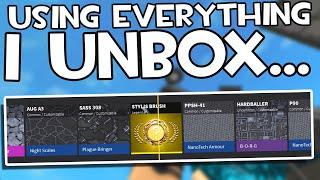 USING EVERY WEAPON I UNBOX IN PHANTOM FORCES..