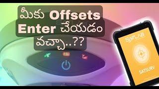 How to Enter Offset..? || SatLab Rover || #ManaSurveyor