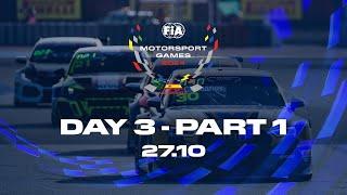 REPLAY | FIA Motorsport Games 2024 | Karting - F4 - GT - Drift | Day 3 (part.1)