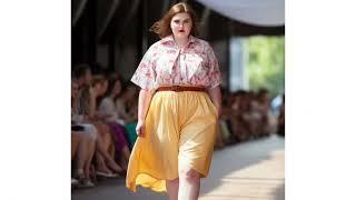 13 PLUS-SIZE GORGEOUS LADIES SUMMER COSTUME FASHION DESIGNER DESIGNS IDEAS! AIFashionDesigns